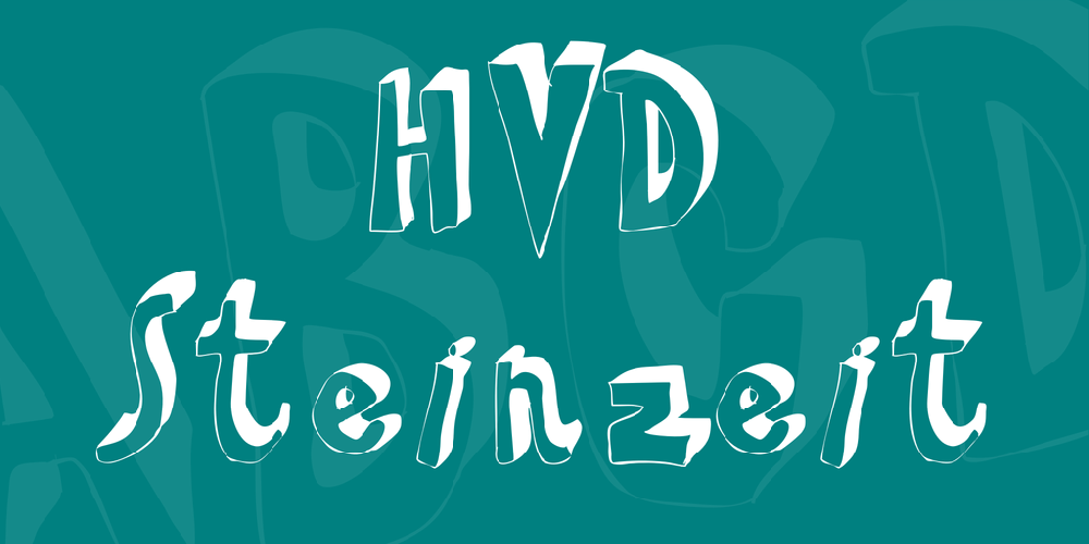 HVD Steinzeit font