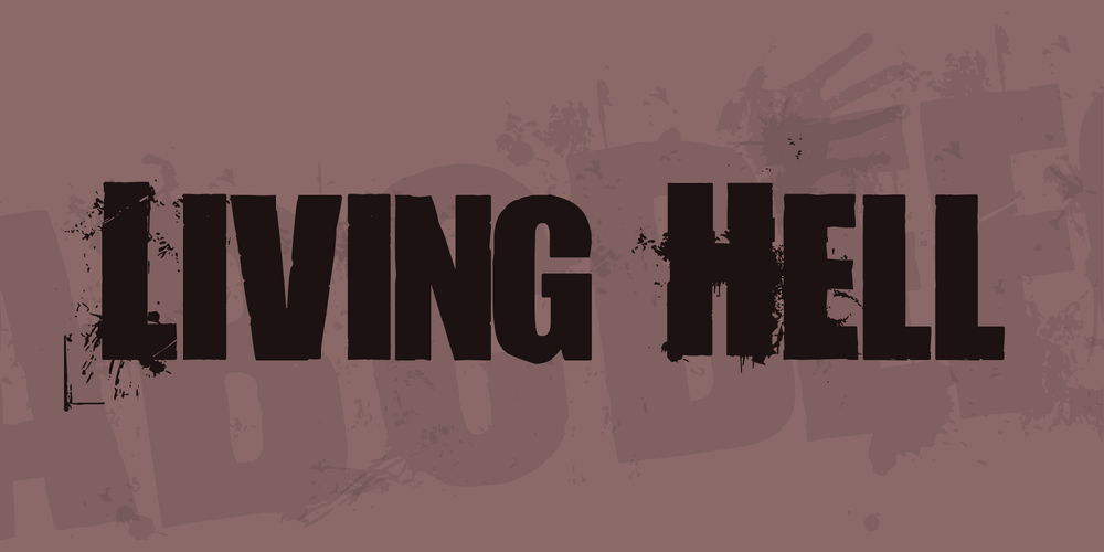 Living Hell font