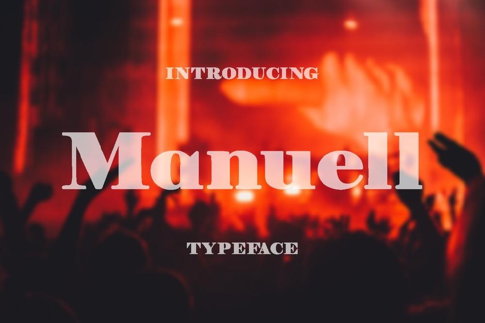 Manuell font