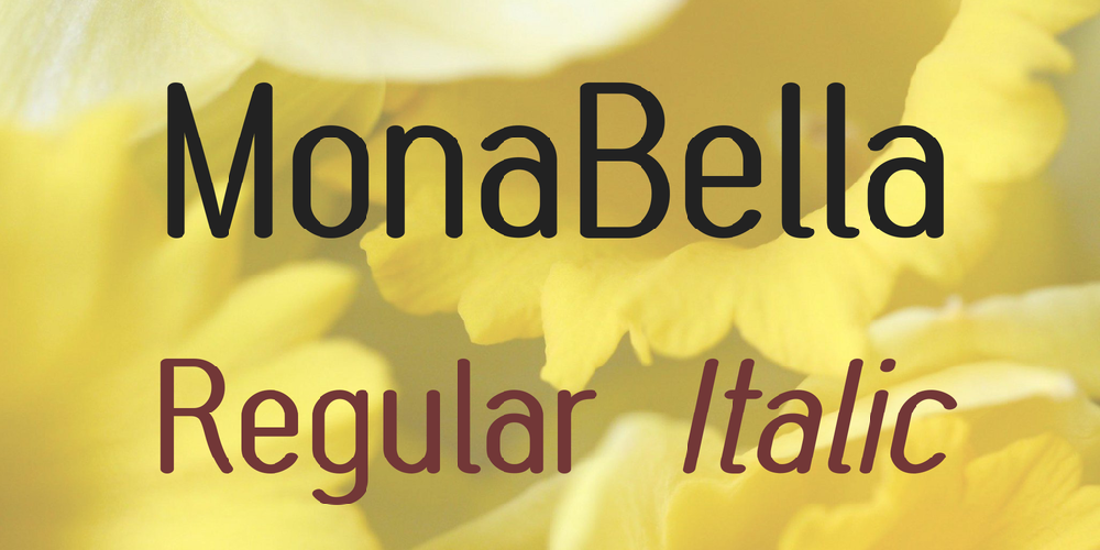 MonaBella font