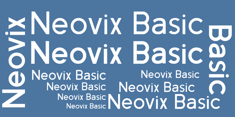 Neovix Basic font