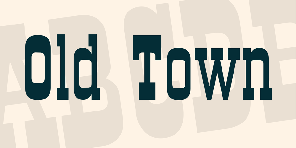 Old Town font