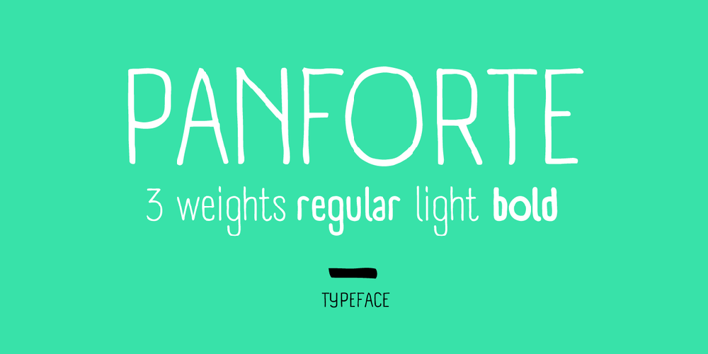 Panforte font