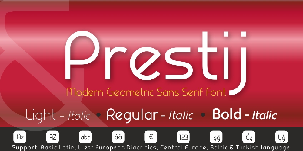 Prestij Demo Light font