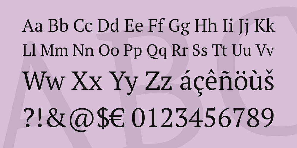 PT Serif font
