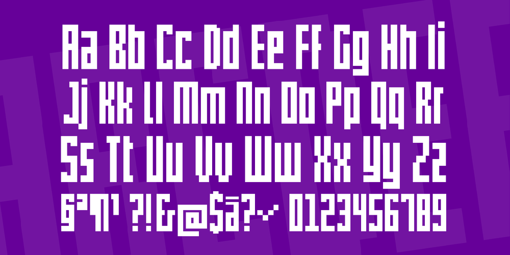pxlxxlcond font