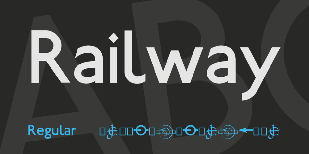 Railway font