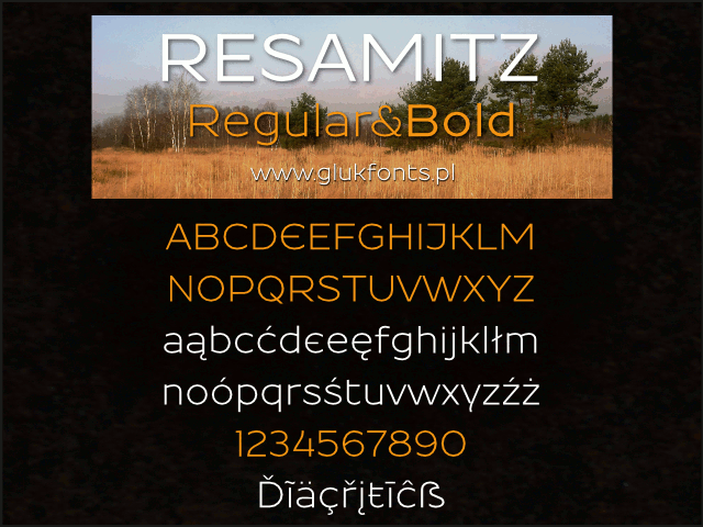 Resamitz font