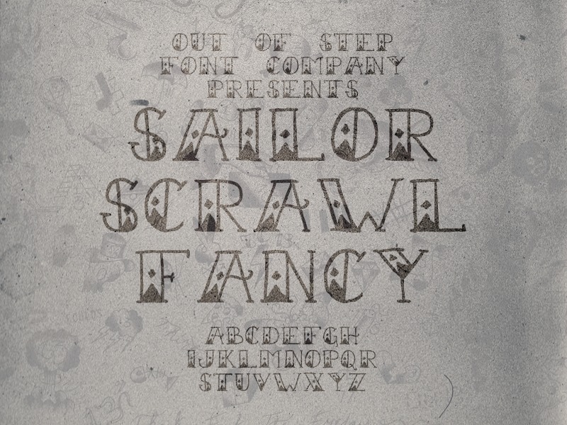Sailor Scrawl font