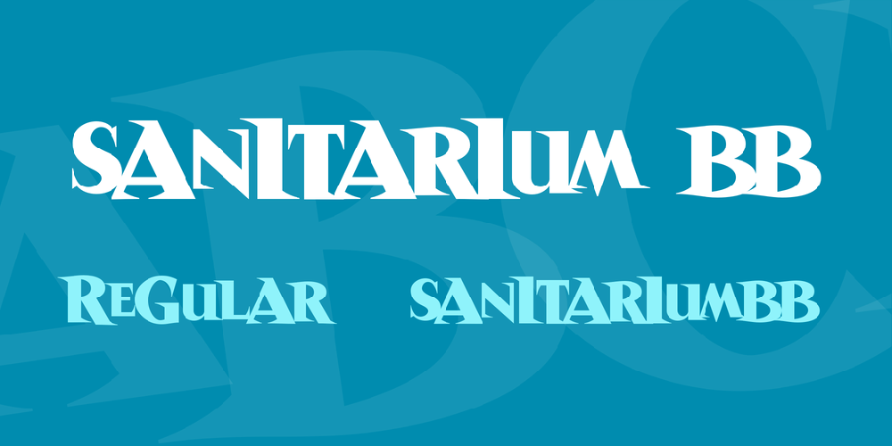 Sanitarium BB font