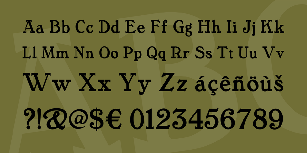 Tanglewood Tales NF font