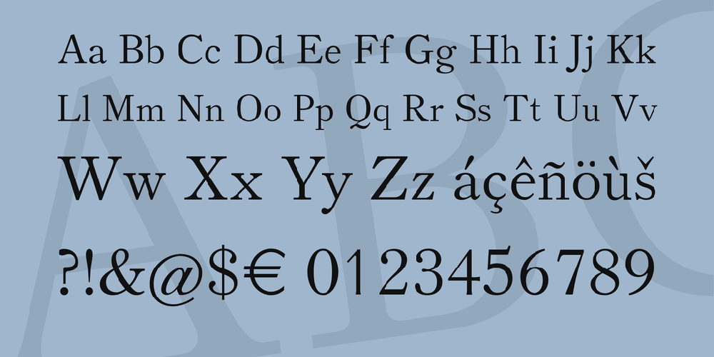 Theano Old Style font