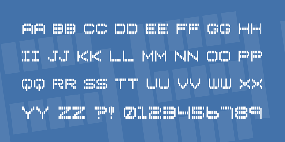Vertical Tuning font