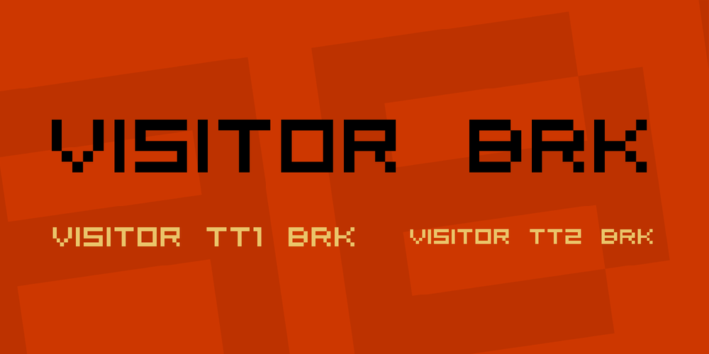 Visitor TT1 BRK font
