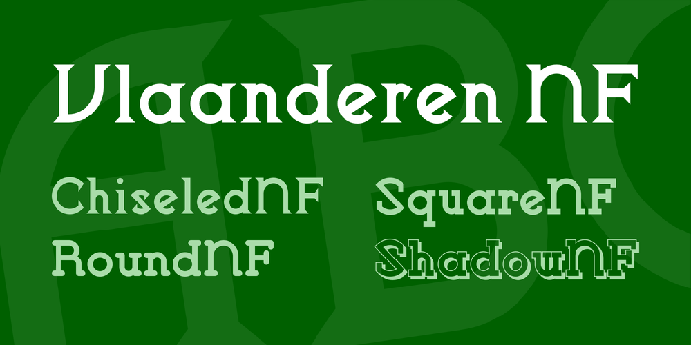 Vlaanderen Chiseled NF font
