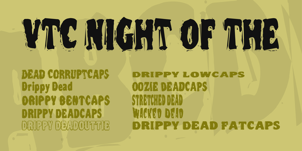 VTC Night Of The font