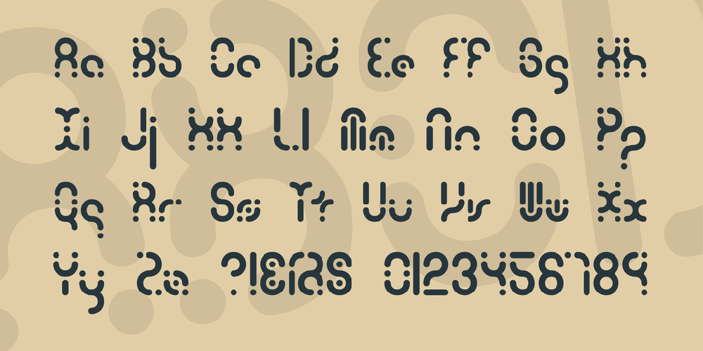 Zoetrope BRK font