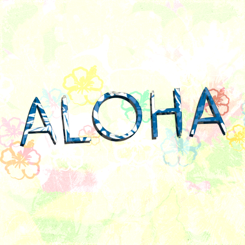 Aloha font