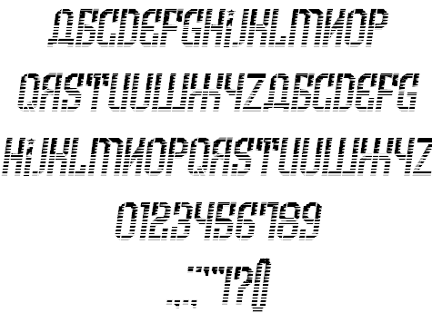 Armenia Gradient font