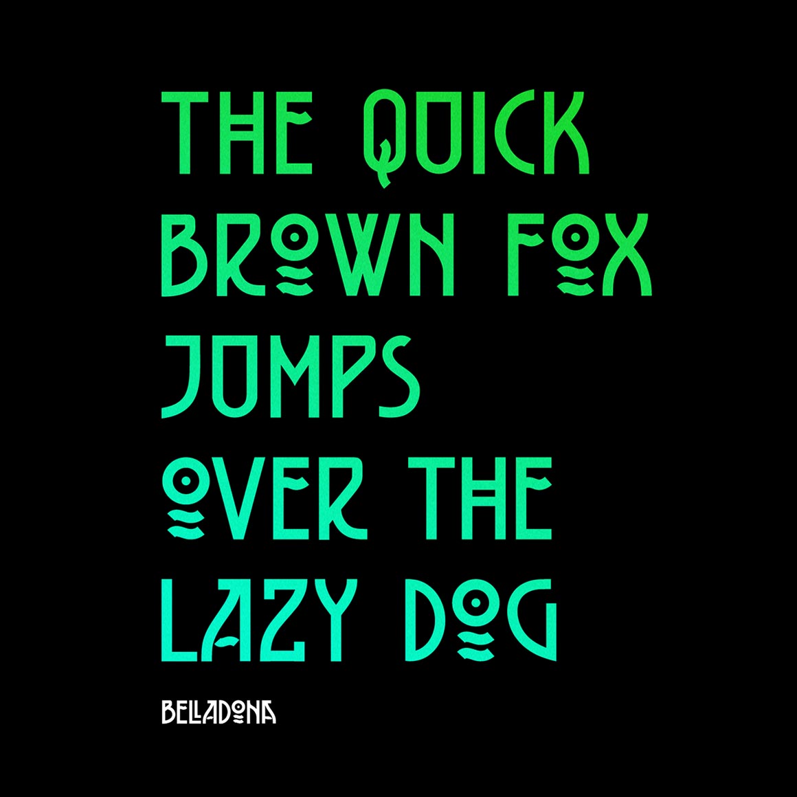 Belladona font