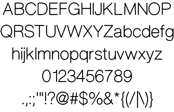 CameronSans font