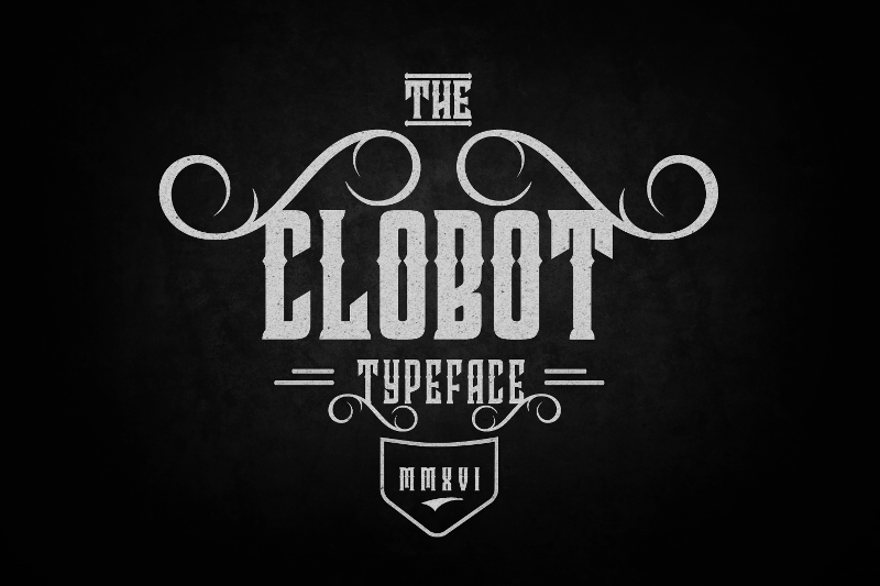 Clobot Personal Use font
