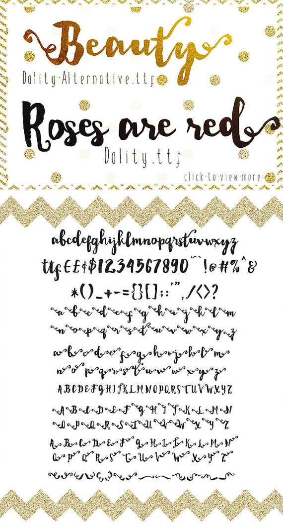 Dality font