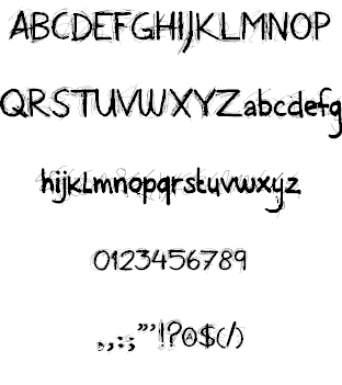 DK All Over Again font