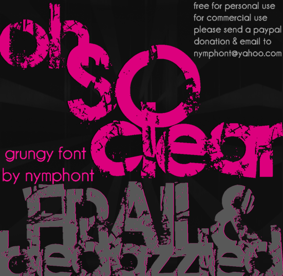 Frail&Bedazzled font
