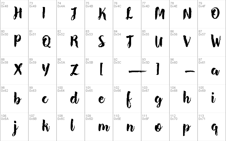 Hensa font