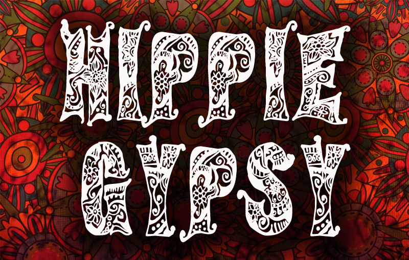 Hippie Gypsy font