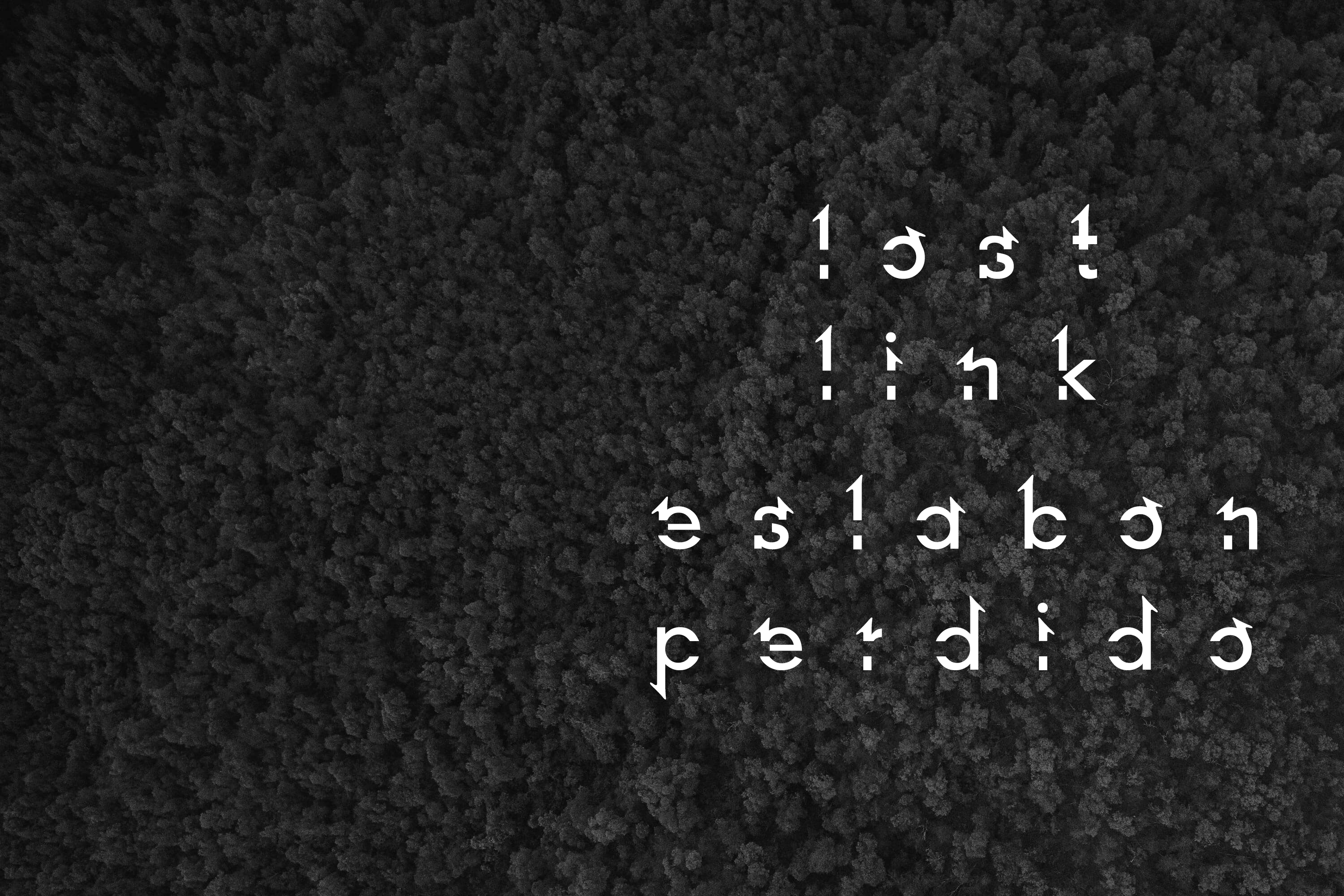 Lost Link font