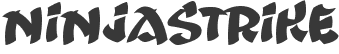 Ninjastrike font