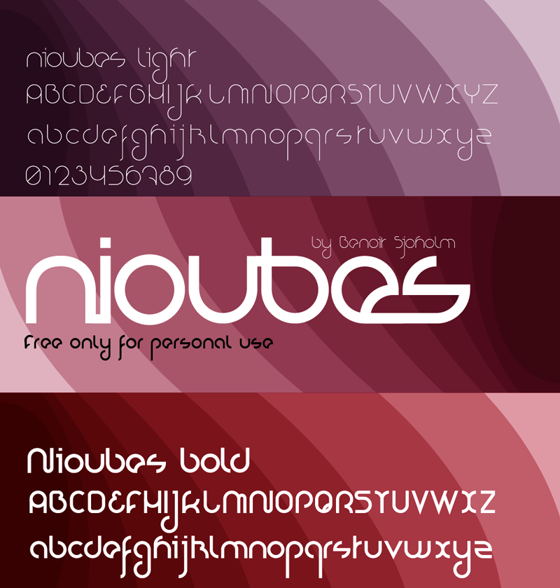 Nioubes Light font