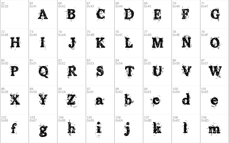 Old printing press_FREE-version font