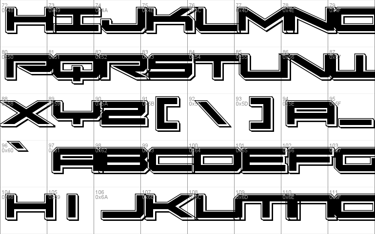 Oramac Punch font