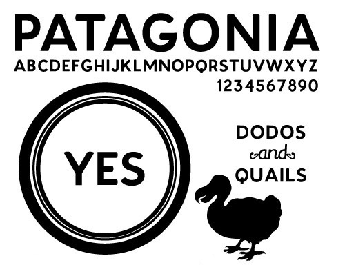 Patagonia font