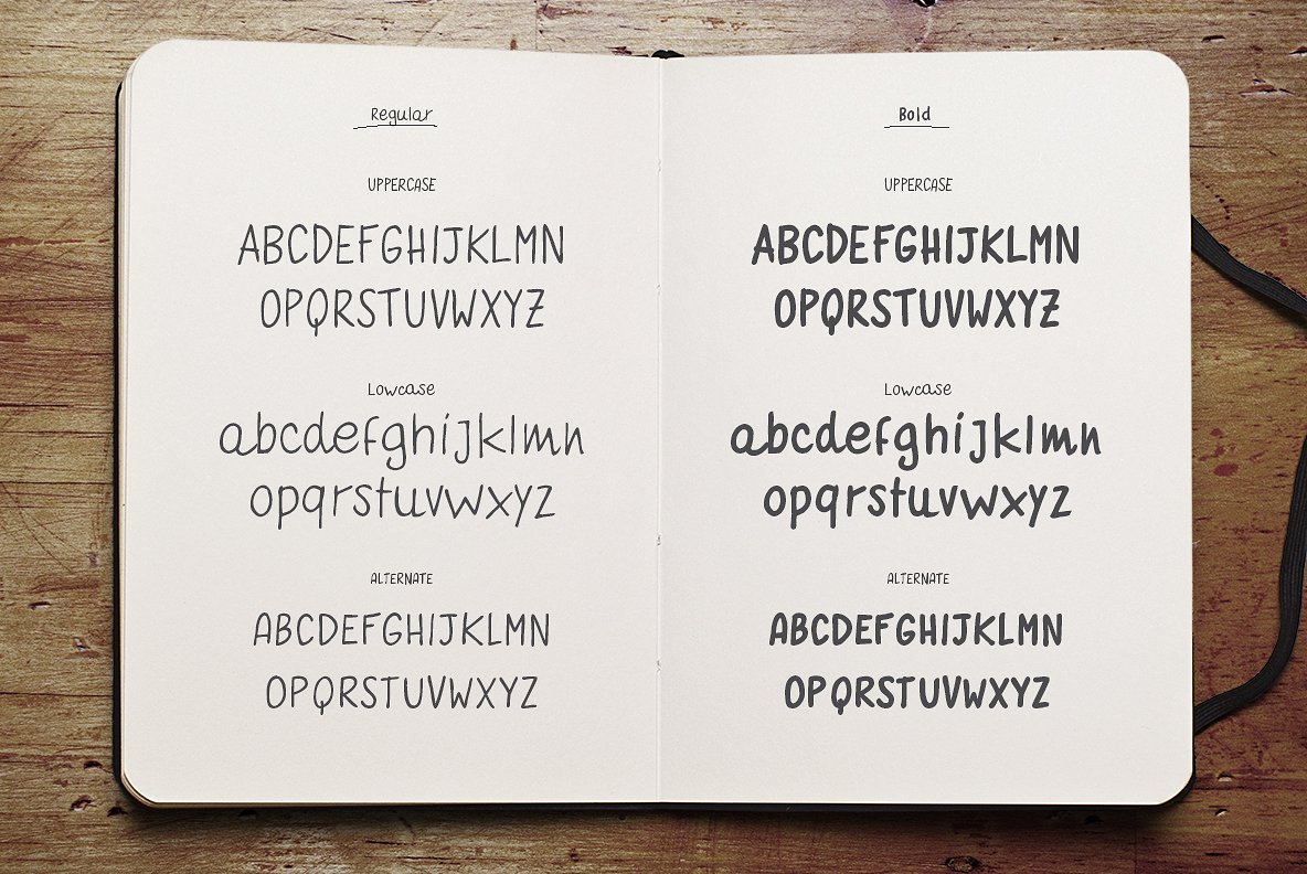 Quaderno Bianco font