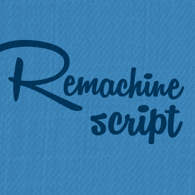 Remachine Script Personal Use  font