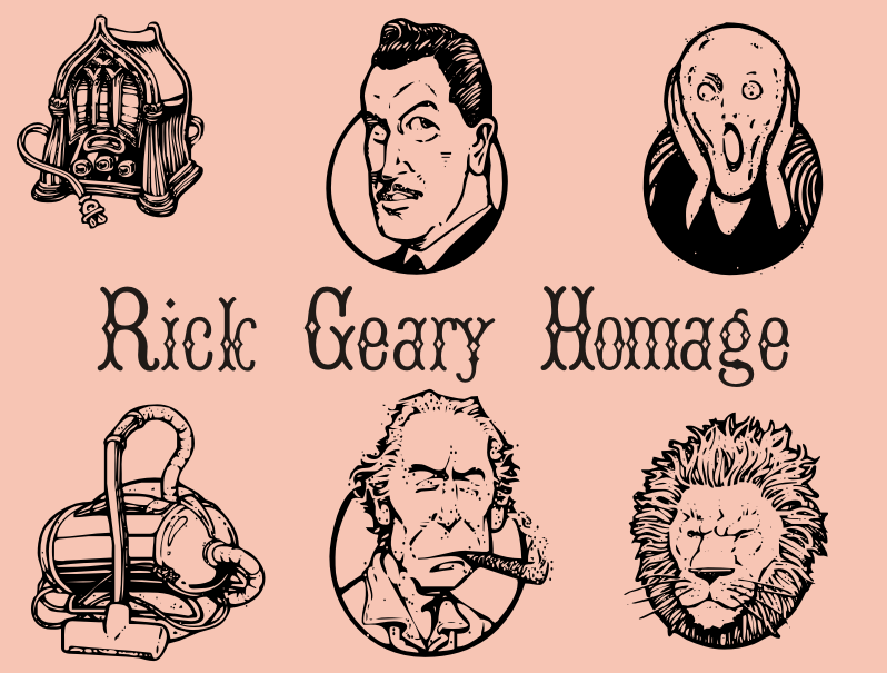 RickGearyHomage font
