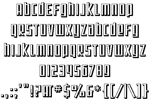 SF Square Root Extended font