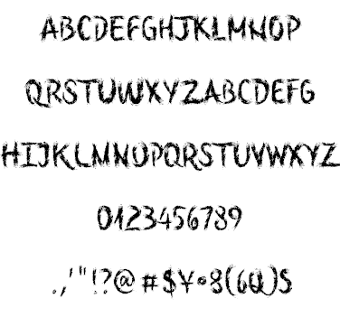 Stretch Out Your Fingers font