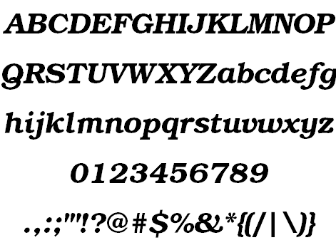 TeX Gyre Bonum font