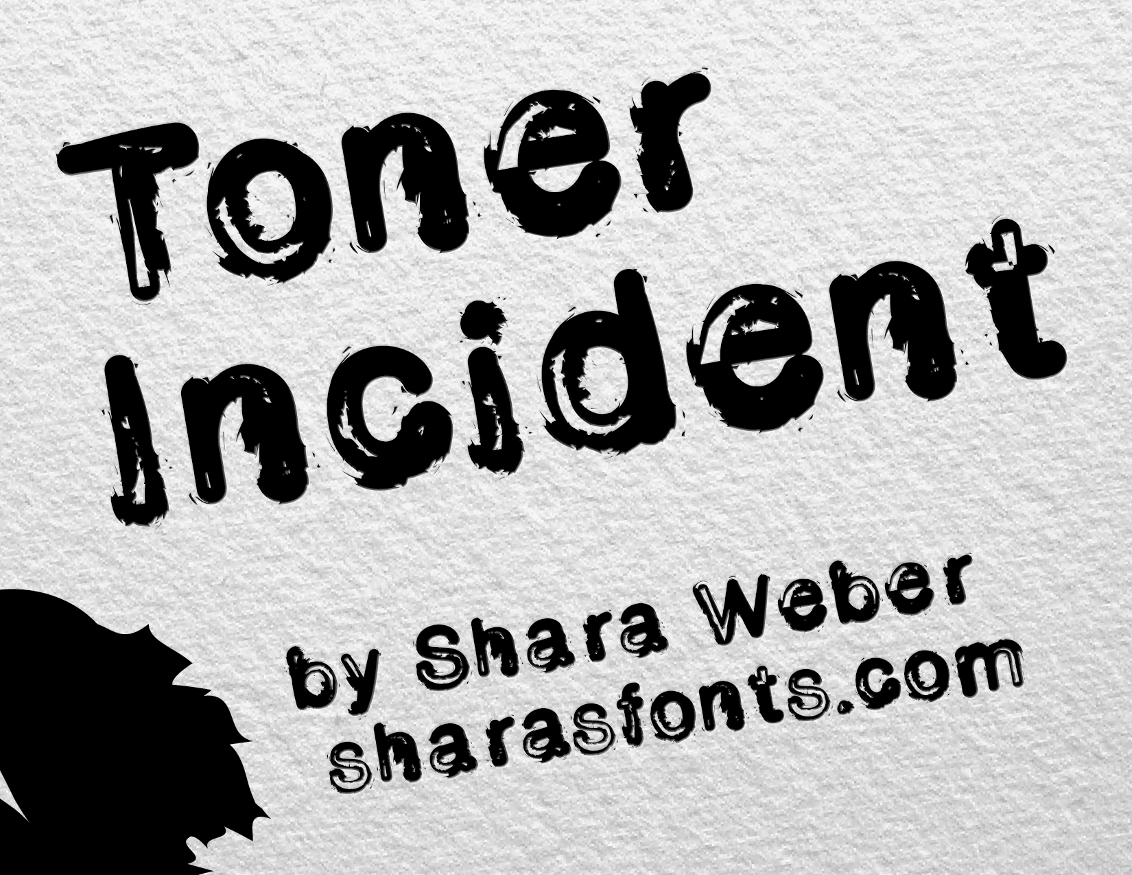Toner Incident font