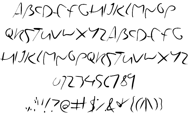 YoursTruly font