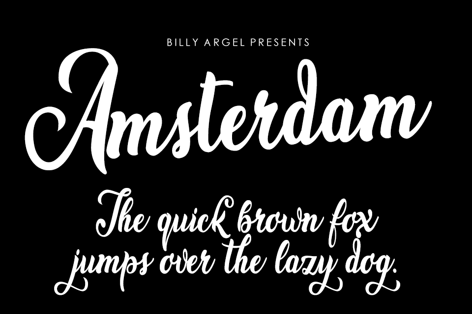 Amsterdam font