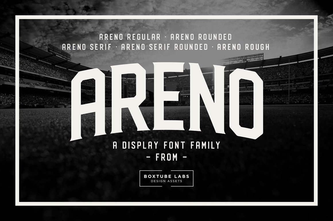 Areno Rough font