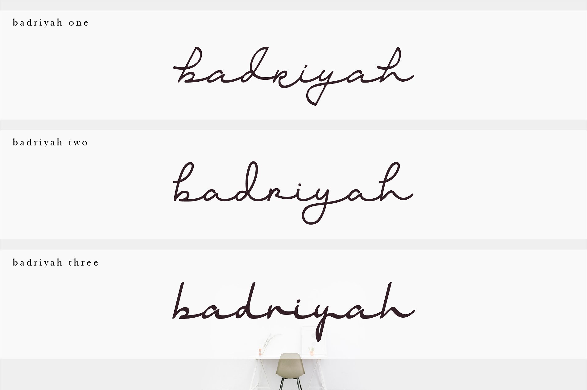 Badriyah Two font