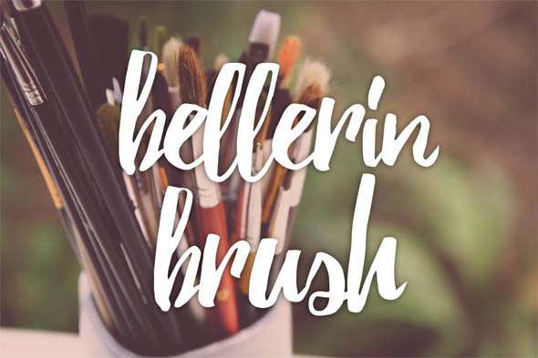 Bellerine Brush font