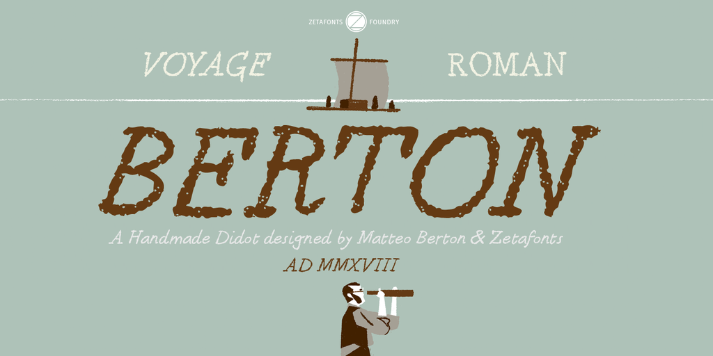 Berton Roman font